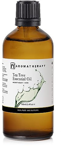 n2 Aromatherapy Tea Tree Essential Oil - 100ml - for Skin, Nails, Body, Hair, Shampoo, Aromatherapy, Soap