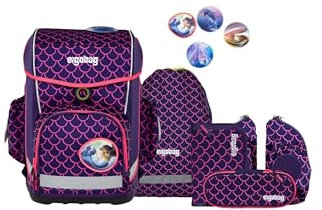 ergobag cubo Light Set ergonomischer Schulanzen, extra leicht, Set 5-teilig, 780 g