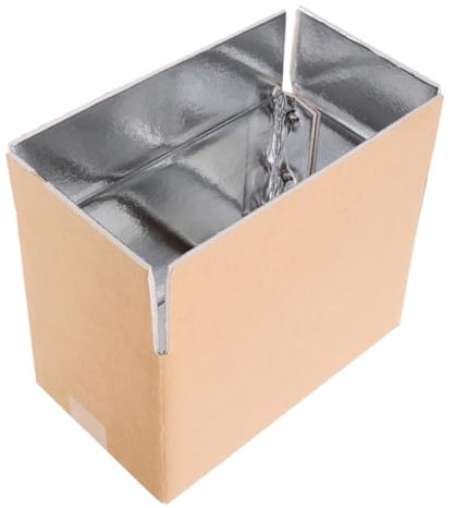 PartyKindom Kisten Isolierte Transportbox Umzugszubehör Versandbehälter Isolierung Versandzubehör Take Away Verpackung Isolierung Kaltversand Packpapier