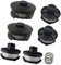 ASDGH Strimmer Spool Line, for Maki-ta 196146-9 195858-1, 1.6mm Trimmer Spool Line, for Maki-ta Akkusense 18V DUR1817 DUR181RF DUR181 Grass Trimmer (6 spools+2 caps) Garden Trimmer Spool(BLACK 6 spool