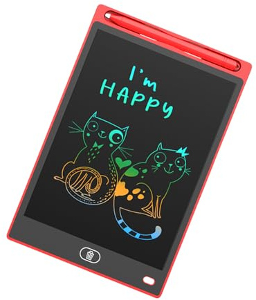 Dcaknri Tablette D'écriture LCD 8.5 Pouces Planche À Dessin pour Carnet De Croquis Jouet D'écriture Tableau Jouet Bloc-Notes Électronique Portable