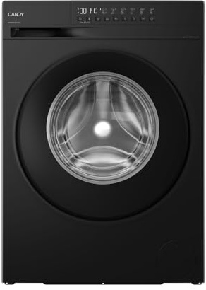Candy Lave-Linge Séchant 96 kg EWY 496B8B-S, 1400 trmin, Classe A-20%, Moteur Inverter, Fonction Vapeur, 12 Programmes, Noir