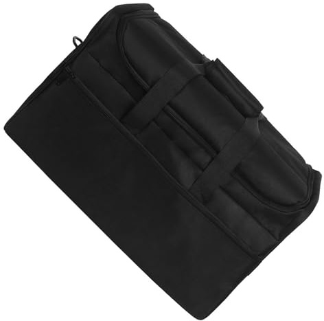 Adult Cajon Drum Carrying Bag 600d Oxford Cloth Black | 5mm Padded Protection, Handles and Shoulder Strap, Heavy Duty Build for Musical Instrument Transport