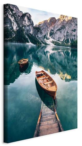 murando - Akustikbild Gebirge 60x90 cm 1 tlg Bilder Akustikschaum Hochleistungsschallabsorber Schallschutz Leinwand Wandbild Raumakustik Schalldämmung Berge Landschaft Natur c-B-0418-b-a