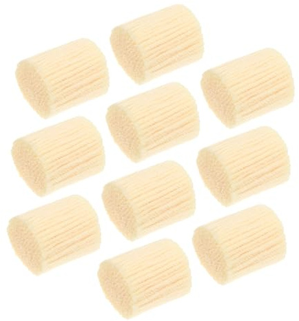Crochet Wool Precut Rug Yarn Precut Rug Yarn Thread 10 Rolls Hook Yarn Practical Crochet Rug Yarn Tapestry Making Yarn Precut Rug Yarn Wool (Beige)