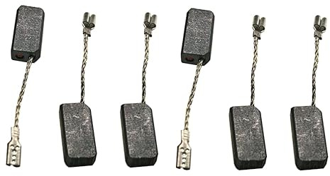 Motorkohlebürsten 1619P11715 passend für Bosch GWS 750 GWS 750 S GWS 750-115 Winkelschleifer Ersatzzubehör (6 Stück)