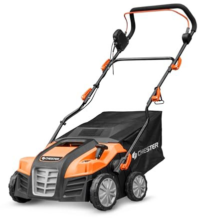 Escarificador y aireador eléctrico 2 en 1 para césped - 1800W - 40cm - CHESTER