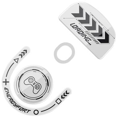 KAQNTUD Fast Glides Tapis de souris en verre pour souris GPW3 Contrôle précis Patins en verre pour homme et femme