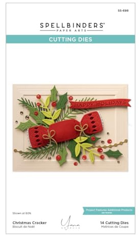 Spellbinders Christmas Cracker Etched Dies from the City Holiday Collection by Yana Smakula