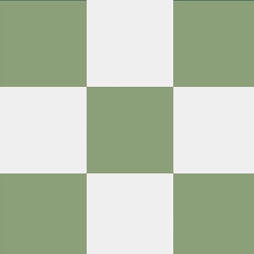 Självhäftande golvbeläggning i PVC, självhäftande kakel, vinyl, vattentätt, för kök, vardagsrum och badrum, ljusgrön och vit, 30 x 30 cm, 20 st | Självhäftande vattentäta halkbeständiga vinylplattor, 30 x 30 cm, 20 st (1,8 m²), ljusgrön, vit, kök badrum vardagsrum