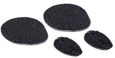 MIDLAND C1609 Kit Velcri Adesivi per Auricolari e Microfono compatibile con BT GO UNI per BT Mini per BTX2 PRO S LR per BTX1 PRO S 2022