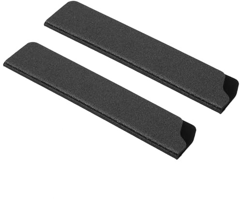 PATIKIL 2 Pezzi Custodie Per Coltelli In ABS, 13.5x3 cm Fodera Protettiva Per Lame Universale Con Rivestimento In Floccato Per Cucina Domestica, Nero