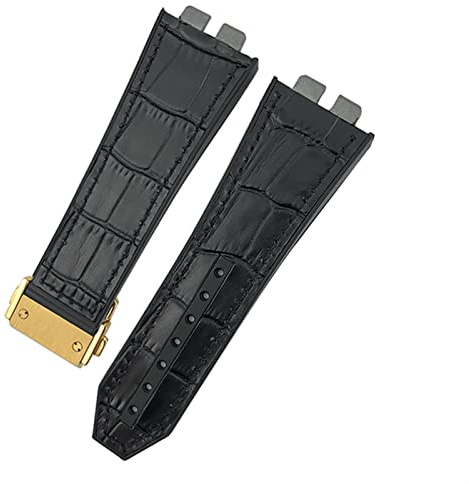 JZWCHQ 17 * 27mm gummisilikon Watchband för 42mm 441 440 kalvskinn snabb frigöringsklocka/22/17 * 27mm