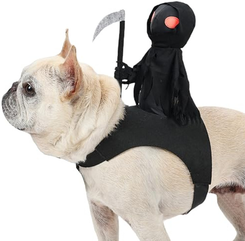 Yplkm Halloween kostym för hundar, halloween hundkläder,Puppy Cat Dress Up Accessoarer med Knight Design - Hundkläder Hunddräkt, husdjursdräkt, bekvämt, för halloween husdjur