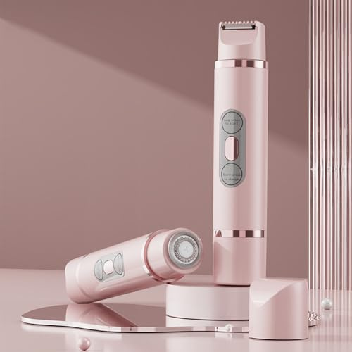 Rasoir pour femme - Outil d'épilation efficace - Rechargeable - Texture pour le visage, les lèvres, le menton - Utilisation humide et sèche - Rasoir électrique pour femme