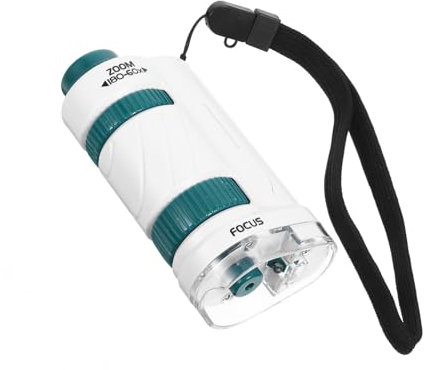 JOINPAYA 1 Satz Klassenmikroskop Mikroskop Spielzeug Wissenschaft Experiment Kinderlupe Kunststoff Grüne Lupe Für Schüler