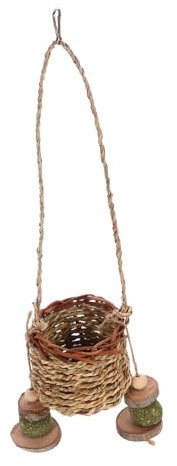 BUGUUYO Hamster Kau Und Spielzeug Aus Natürlichen Materialien Für Kaninchen Und Kleintiere Sicheres Handgemachtes Kauspielzeug Zahngesundheit Langeweile