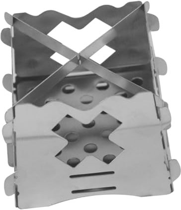 Baoblaze Mini Hoguera para Acampar, Horno para Parrilla de Barbacoa, Ligero, para Exteriores, fácil de Montar, Hoguera para Barbacoa, Senderismo, Patio Trasero