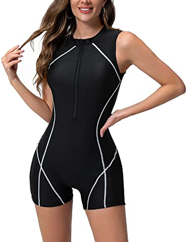 Traje De Baño Mujer Reductor Barriga Talla Grande Bañador Reductores Piscina Una Pieza Cintura Alta Bañadores Natación Control De Abdomen Push Up Traje De Baño Secado Rápido Menstrual Trikini Baratos