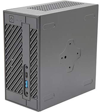 ASRock DESKMINI 310W Black Barebone System, Intel Pentium G5400, 32GB DDR4, 32GB SSD, Windows 10 64-bit, 3x Display Outputs