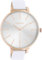Oozoo Timepieces Damen Uhr - Armbanduhr Damen | Hochwertige Uhr für Frauen - Edle Analog Damenuhr in rund (weiß) C10710
