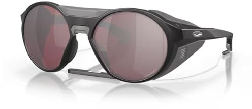 Oakley Clifden OO9440 944001 56MM Matte Black/Prizm Snow Black Iridium Round Sunglasses for Men+ Bundle Accessory Leash Kit, Microfiber Pouch