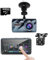 4 LCD Touch Screen 2 in 1 Dash Cam Front Rear 1080p Parking Camera Car Van DashCam Security Recorder Night Vision G-sensor DVR Recorder Blackbox 64GB