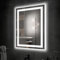 OZMSHF 28x 20/700mm x 500mm LED Bathroom Mirror with Lights, Dimmable Anti-Fog Front Lit Backlit Lighted Wall Mounted Rectangle for Vanity Makeup Tempered Glass Shatter-Proof Horizontal&Vertically