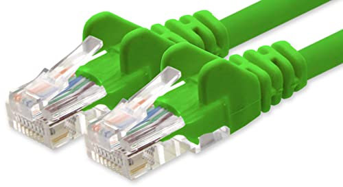 1aTTack.de Câble Réseau Cat6 Cat 6-1x 3.0m - RJ45 Ethernet LAN DSL Routeur Modem - Vert