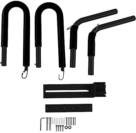 Motorrad-Surfbrett-Träger, Roller-Moped-Fahrrad-Surfbrett-Träger, Surfbrett-Fahrrad-Träger, Aluminiumlegierung, Surfen, Wakeboard, Motorrad-Halterung (Schwarz)