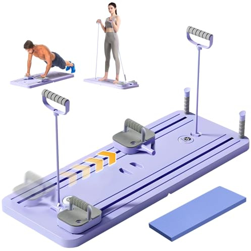 Rantizon Ab Roller Board - Pilates Board Full-Body Workout Trainer with Automatic Rebound Ideal for Core Strength and Abdominal Training Durable Pilates Board for Men and Women