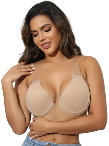 AMISENK Reggiseno appiccicoso Nastro invisibile per sollevamento del seno Reggiseno adesivo Push Up Reggiseni per seno grande senza spalline reggiseni senza spalline Pasties Regali Reggiseno senza
