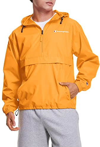Champion mens Stadium Packable Jacket, Left Chest Script Jacket, C Gold-549369, Large US