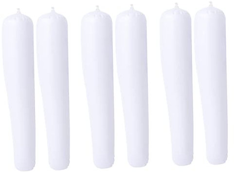 TOPPERFUN Schuhhalter 3 Paar Weiße Stiefel Hohe Weiße Stiefel Grundlagen Stiefelformer Stiefelspanner Verdickende Formmaschine Formstretcher Aufblasbarer Stiefelhalter