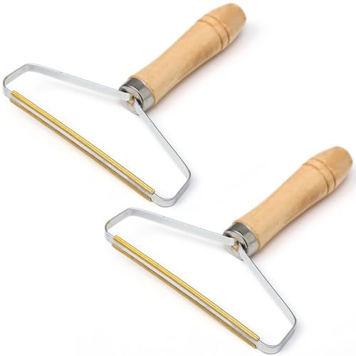 DAZISEN 2pcs Décapant de Peluches - Portable Décapant de Peluches Réutilisables Lint Remover Nettoyeur de Peluche Brosse Manuel Anti Poil pour Enlever Les Poils des Animaux Domestiques