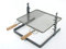 Parrilla Parrilla con base Apoyo y altura ajustable cm 40 x 37