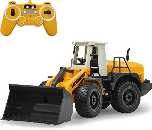 Stimo Baustellenfahrzeug ferngesteuert OFFIZIELL LIZENZIERT RC 1:20 (2.4 GHz) Spielzeug Modell Fahrzeug (Liebherr Radlader 564)