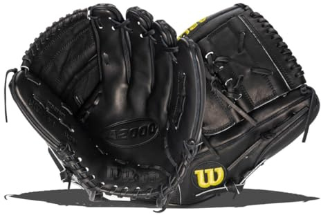 WILSON Herren 2021 A2000 CK22 Clayton Kershaw Spielmodell (P), Game-Modell-Handschuh, 29,8 cm, Schwarz, Large