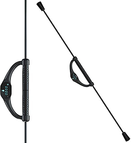 CHENGNAN Sport Schwingstab mit Display Swingstick Fitness Stab für Tiefenmuskulatur & Reha - Gymnastik Schwungstab für Fitness