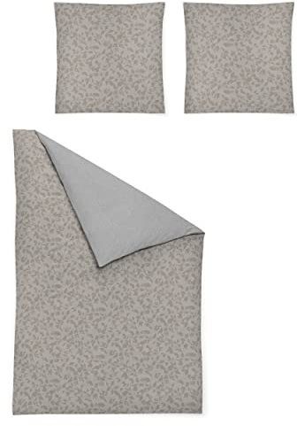 Irisette Soft-Jersey Bettwäsche Set Angel 8433 Natur 155 x 220 cm + 1 x Kissenbezug 80 x 80 cm