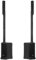 Vonyx VX820 PA Anlage Aktiv, 2er Set – 400W Line Array Säulenlautsprecher, 8 Zoll Subwoofer Aktiv, Bluetooth 5.0, DSP, 4-Kanal-Mixer, DJ Anlage Komplett Set, PA Lautsprecher, Breitbandlautsprecher