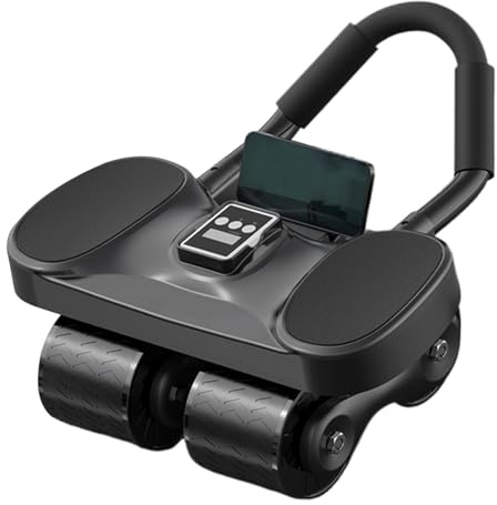 Rodillo Abdominal | Entrenador Silencioso Para Core En Casa | Rodillo Con Conteo Automático De Rebote Y Soporte Para Para Principiantes Hombres Deporte Hogar Viaje Garaje