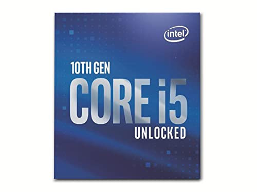 Intel CORE I5-10600K 4,10/4,80GHZ LGA1200 10ªGEN, Schwarz, Micro, 1/4,8GHZ
