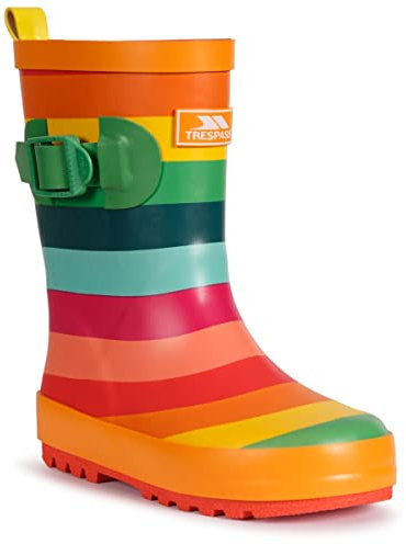 Trespass Kids Welly Boot Wellies Adjustable Buckle Puddle