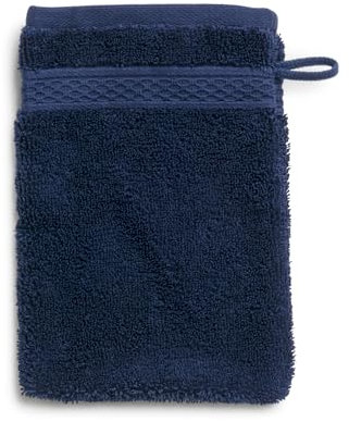 MÖVE Pure Luxury Waschhandschuh 15 x 20 cm aus 100% Ägyptischer Baumwolle, deep sea