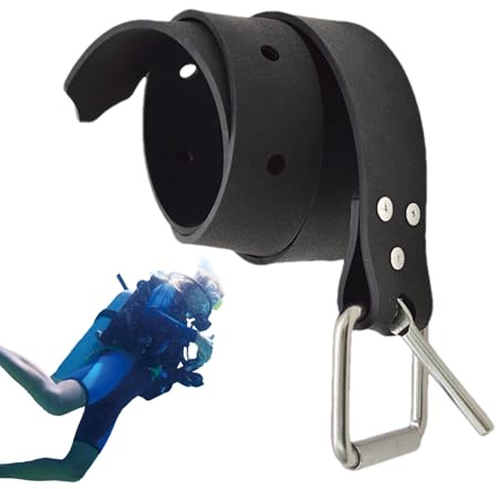 Cinturón de peso de buceo: cinturón de balasto de apnea, accesorios de buceo | Correa de peso ajustable de silicona, equipo para buzos, caza submarina y deportes acuáticos extremos