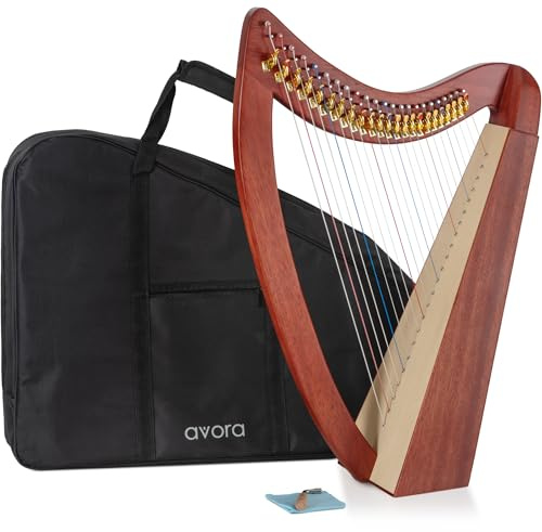 Avora Arpa Celta Mahogany 23 Cuerdas, 23 cuerdas de nylon, Rango tonal: 3