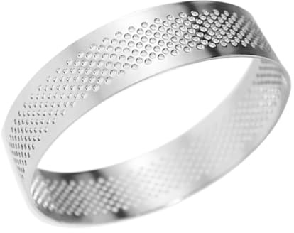 SHINEOFI Molde Redondo para Pasteles de 20 Cm Acero Inoxidable, Anillo para Hornear Postres y Mousse, Herramienta para Repostería Casera y Decoración de Tartas, Utensilio Resistente y