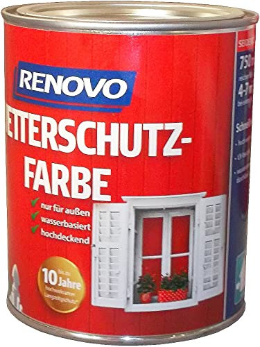 Wetterschutzfarbe Honiggelb 750 ml RAL 0105 Renovo