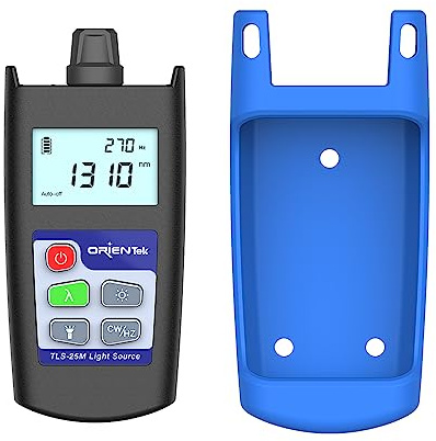 Orientek Sorgente luminosa ottica di T15M SM 1310/1550nm Mini fibra ottica Power Meter Sorgente luminosa a fibra ottica